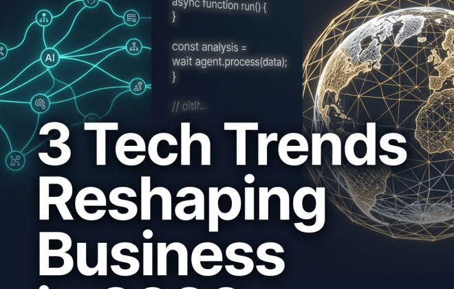 Image representing the top 3 tech trends of 2026